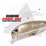Bearking A+ 2017 hot model fishing lures hard bait 7color for choose 10cm 15g minnow,quality professional minnow depth0.8-1.5m