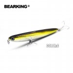 Bearking professional fishing lures,110mm 13g top water pencilbait,walkdog action ,6colors for choose,fishing tackle hard bait