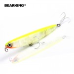 Bearking professional fishing lures,110mm 13g top water pencilbait,walkdog action ,6colors for choose,fishing tackle hard bait
