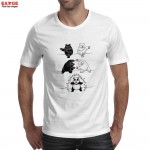 Bears Black And Polar Fuse Into Panda T Shirt Funny Geek Design Naughty Creative T-shirt Fashion Novelty Tee Cool Tshirt