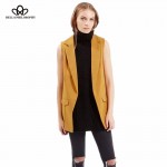 Bella Philosophy 2017 spring new fashion simple solid color no button short black white wine red yellow blazer jackets