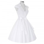 Belle Poque 2017 Audrey Hepburn Summer Dresses Women Vintage Swing Robe Rockabilly Housewife Retro 50s Pinup Dress Vestidos 