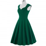 Belle Poque Summer Dress 2017 Robe Sexy Black Green Women Dress Tunic Casual 1950s 60s Retro Vintage Rockabilly Big Swing Dress