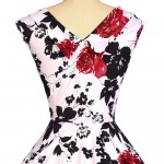 Belle Poque Women Summer Dress 2017 50s 60s Pattern Floral Print Vintage Plus Size Tunic Woman robe Casual Party Retro Dresses