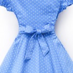 Belle Poque Women Summer Dress Polka Dot 2017 Casual Party Short Sleeve Retro robe Vintage 60s 50s Rockabilly Swing Dresses