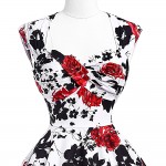 Belle Poque Women Summer Vintage 50s Dresses Audrey Hepburn Elegant Floral Vestidos Plus Size robe Sexy Pin up Rockabilly Dress