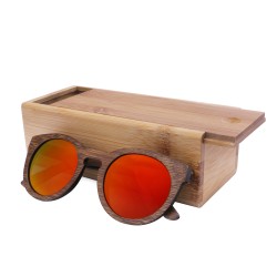 BerWer Free shipping Wood and Bamboo sunglasses with polarized lens in 2017