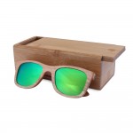 BerWer New 2017 Bamboo Sunglasses Men Wooden Sunglasses Women Designer Mirror Original Wood Sun Glasses