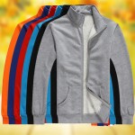 Best price and good quality! diy printing embroidery LOGO Men's casual Casual Hoodie coat  cardigan Sweatshirts Jackets M-3XL