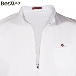 Beswlz New Men's Tops Polo Shirts Long Sleeve Cotton Slim Classical Business Casual Men Spring Autumn Polo Shirts Homme 8908
