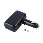 Black Color Universal 12V-24V Cigarette Lighter Adapter USB Car Chargers Dual USB Car Charger Auto Accessories