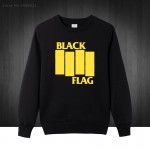 Black Flag punk rock band Henry Rollins large bars Printed Mens Sweatshirts For Men 2016 Plus Size  Cotton Hoodies Free Shipping