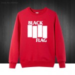 Black Flag punk rock band Henry Rollins large bars Printed Mens Sweatshirts For Men 2016 Plus Size  Cotton Hoodies Free Shipping