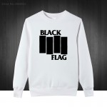 Black Flag punk rock band Henry Rollins large bars Printed Mens Sweatshirts For Men 2016 Plus Size  Cotton Hoodies Free Shipping