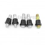 Black Motorcycle Rear View Mirrors Universal Handlebar Side Rearview Mirror 8mm 10mm for Honda Suzuki Yamaha Kawasaki Scooter