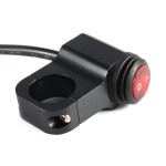 Black Universal 12V 16A Motorcycle Waterproof Handlebar Headlight Fog Spot light On Off Switch Aluminum-alloy