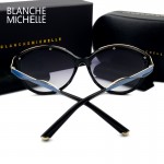 Blanche Cat eye Polarized Sunglasses Women Pink Frame Sun Glasses Brand Designer Female Ladies Shades Sunglass Eyewear With Box
