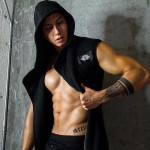 Body Engineers Men's Fitness clothing sleeveless Hoodies Crossfit zipper jackets Sweatshirts Bodybuilding sportswear topcoat