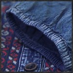 Boho Famous designer brand dresses Women 's Dress vintage embroidery denim Dress casual big hems jeans dress draw cord plus size