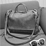 Bolish  New Arrive Women Shoulder Bag Nubuck Leather Vintage Messenger Bag Motorcycle Crossbody Bags Women Bag