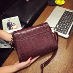 Bolish New Arrival Vintage Alligator PU Leather Women Bag Fashion Lock Women Shoulder Bag Plaid Women Messenger Bag