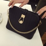 Bolish Vintage Crocodile PU Leather Women Bag Chain Strap Top-handle Bags Fashion Lock Crossbody Bag Small Shoulder Bag