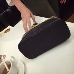 Bolish Vintage Crocodile PU Leather Women Bag Chain Strap Top-handle Bags Fashion Lock Crossbody Bag Small Shoulder Bag