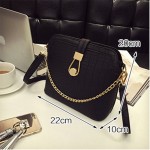 Bolish Vintage Crocodile PU Leather Women Bag Chain Strap Top-handle Bags Fashion Lock Crossbody Bag Small Shoulder Bag