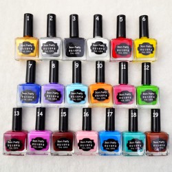 Born Pretty 15ml Candy Colors Nail Art Stamping Polish Sweet Style Nail Stamp Plate Polish Image Print Manicure Polish