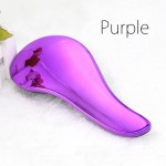 Brainbow 1pc Magic Anti-static Hair Brush Handle Tangle Detangling Comb Shower Electroplate Massage Comb Salon Hair Styling Tool