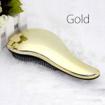 Brainbow 1pc Magic Anti-static Hair Brush Handle Tangle Detangling Comb Shower Electroplate Massage Comb Salon Hair Styling Tool