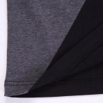 Brand 2017 Male Short Sleeve T Shirt O-Neck Men T-Shirt Hip-Hop Simple splicing Tee Tops Shirt Homme T Shirts 3XL DUNV
