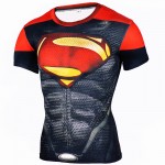 Brand Clothing 2016 Superhero Compression Shirt 3D Captain America Punisher T Shirt Bodybuilding Crossfit t-shirt