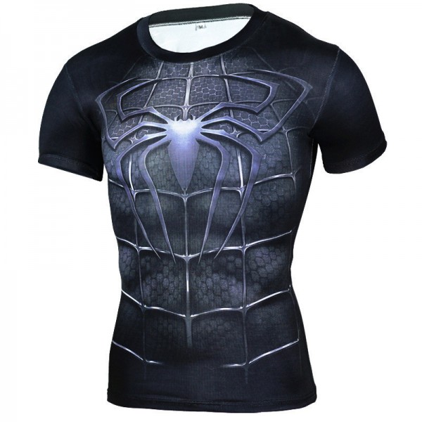 Brand Clothing 2016 Superhero Compression Shirt 3D Captain America Punisher T Shirt Bodybuilding Crossfit t-shirt