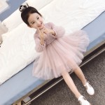 Brand Girls Lace Dress Children's Voile Dress Kids Ball Gown Dress Baby Cute Formal Dress 2018 Toddler Summer Clothes Princess