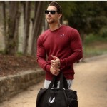 Brand Mens spring Autumn pullover Fashion leisure sportswear gyms Fitness Hoodies Sweatshirts clothing cotton tracksuit