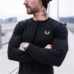 Brand Mens spring Autumn pullover Fashion leisure sportswear gyms Fitness Hoodies Sweatshirts clothing cotton tracksuit