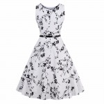 Brand S - 4XL Women Dress Retro Vintage 1950s 60s Rockabilly Floral Swing Summer Dresses Vestidos