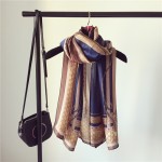 Brand Summer women scarf quality winter and autumn silk scarf print shawls wrap long female pashmina ladies stole christmas gift