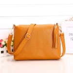 Brand designer women bag soft leather fringe crossbody bag shoulder women messenger bags candy color A866