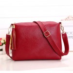 Brand designer women bag soft leather fringe crossbody bag shoulder women messenger bags candy color A866