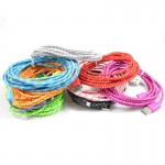 BrankBass 1M/2M/3M Braided Wire Micro USB Cable 3ft Sync Nylon Woven Charger Cords For Samsung Galaxy S3 S4 S6 Blackberry SONY