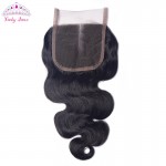 Brazilian Body Wave  3 Bundles With Lace Closure Unprocessed Brazilian Virgin Hair With Closure Human Hair Weaves