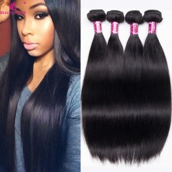 Brazilian Straight Hair Weave 4 Bundles Ali Beauty Grace Mink 8a Brazilian Virgin Hair Products Tissage Bresilienne Human Hair