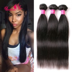 Brazilian Virgin Hair Straight Human Hair Extensions 3 Bundles Brazilian Hair Weave Brazilian Straight Hair Tissage Bresilienne