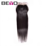 Brazilian Virgin Hair Straight With Closure Human Hair Weave 3 Bundles With Lace Closure Brazilian Straight Hair With Closure