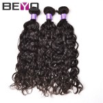 Brazilian Virgin Hair Water Wave 3 Bundles Wet And Wavy Brazilian Hair Weave Bundles Curly Human Hair Natural Hair Extensions
