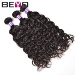 Brazilian Virgin Hair Water Wave 3 Bundles Wet And Wavy Brazilian Hair Weave Bundles Curly Human Hair Natural Hair Extensions