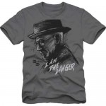 Breaking Bad WALTER HEISENBERG I AM THE DANGER Dark Grey T-Shirt Men's Summer Short Sleeve Print Shirt Camisetas uomo Shirts