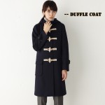 British Style Women Duffle Coat Long Woolen Coat Horn Button Hooded Collar Woolen Overcoat Wide Waisted manteau femme